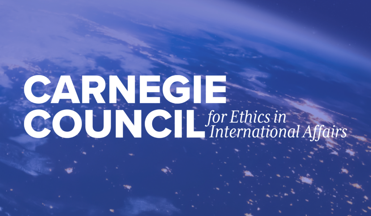 Events Carnegie Council For Ethics In International Affairs Carnegie Council For Ethics In