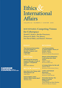 Ethics & International Affairs Volume 32.4 (Winter 2018) | Carnegie ...