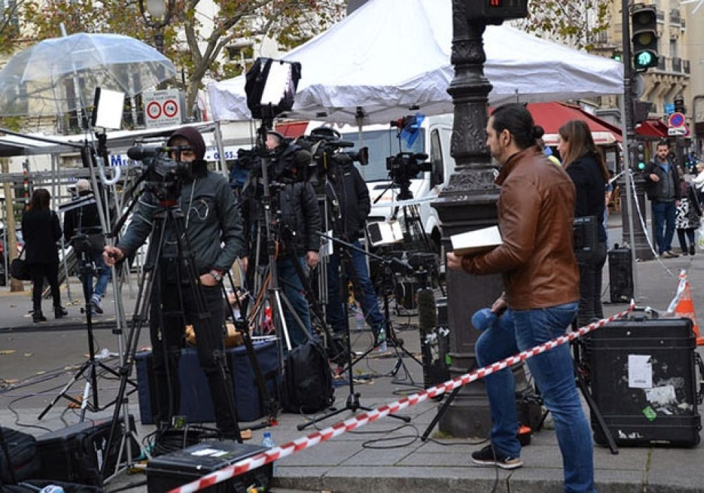Around the Bataclan, Paris, November 2015. CREDIT: <a href="https://www.flickr.com/photos/jmenj/22442015744" target="_blank">JeanneMenjoulet&Cie</a>