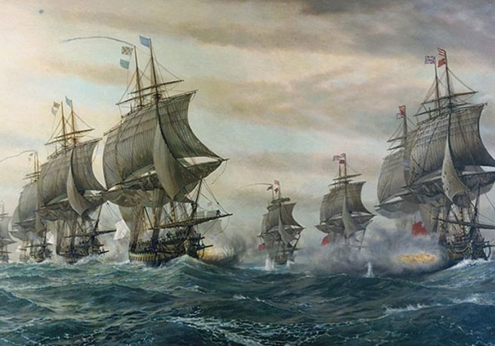 CREDIT: US Navy Naval History and Heritage Command, <a href="http://commons.wikimedia.org/wiki/File:BattleOfVirginiaCapes.jpg">Wikimedia Commons</a>