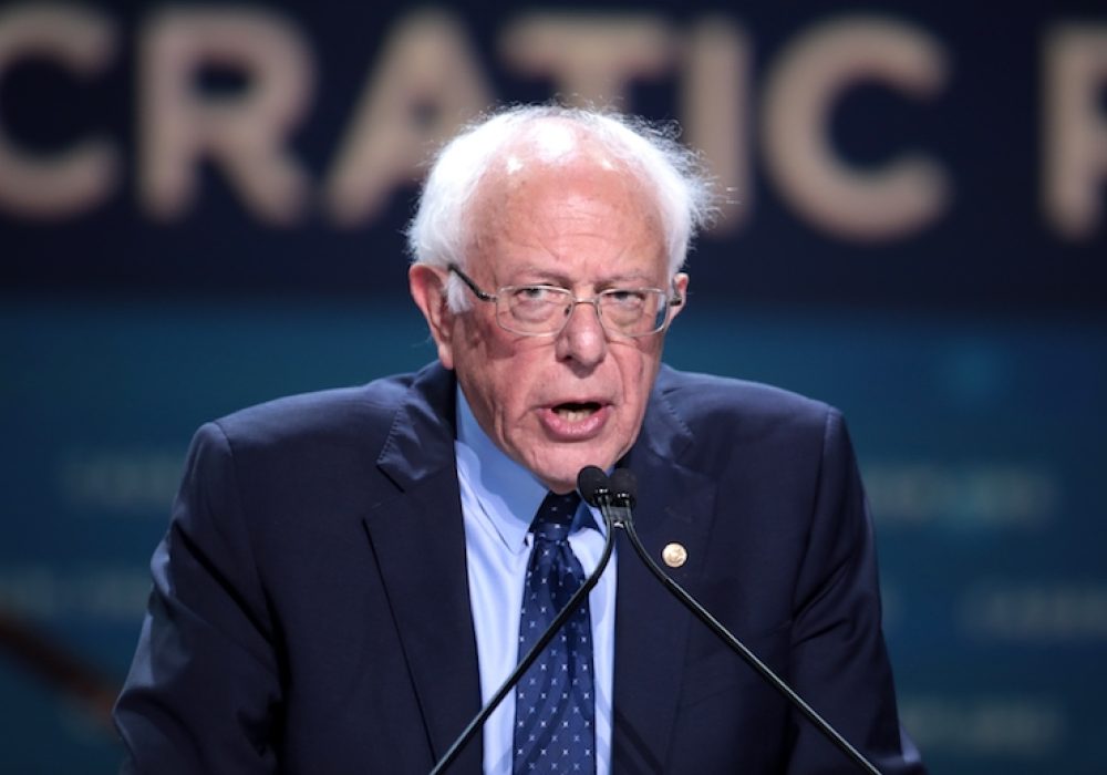 Senator Bernie Sanders at the 2019 California Democratic Party State Convention in San Francisco. CREDIT: <a href="https://flickr.com/photos/gageskidmore/48023053593/">Gage Skidmore</a> <a href="https://creativecommons.org/licenses/by-sa/2.0/">(CC)</a>