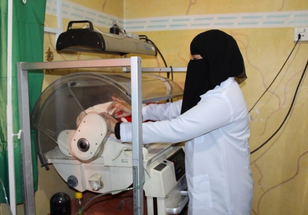 Fatima AlRiami at work