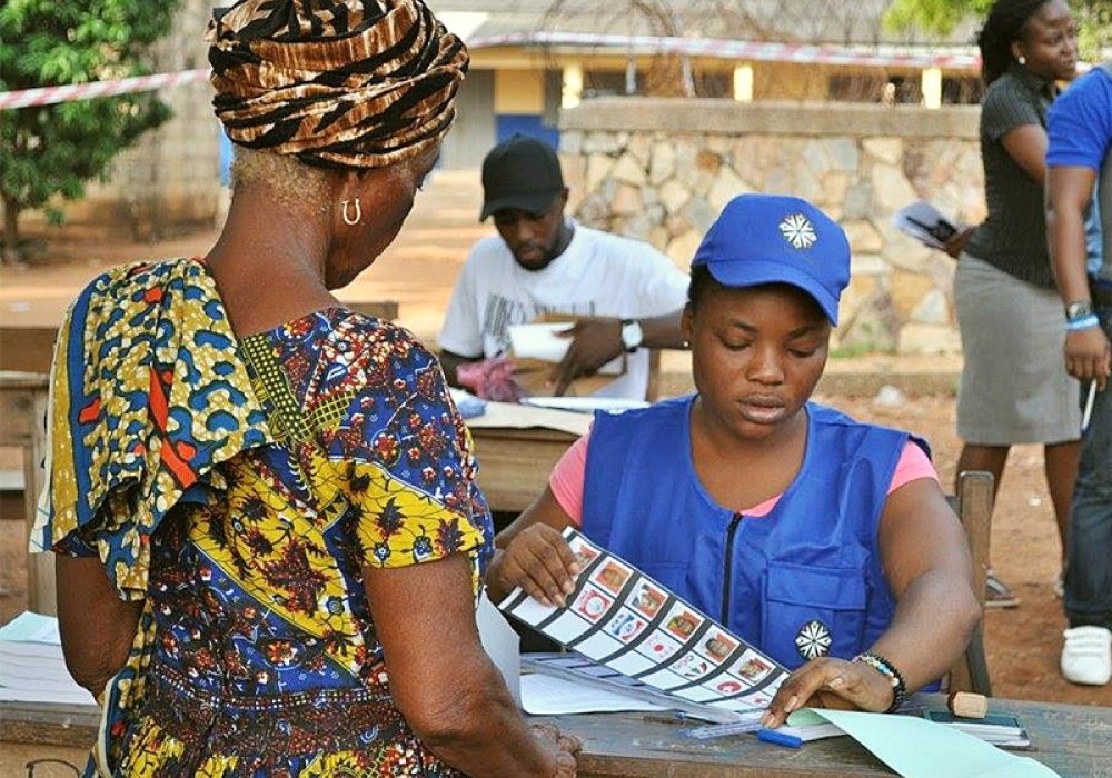Voting for the presidential and parliamentary elections in Ghana. <A href=https://commons.wikimedia.org/wiki/File:Ghana_Election_Day_2016-12-07_P02_B002.jpg> CREDIT: U.S. Embassy in Ghana (CC)</a>