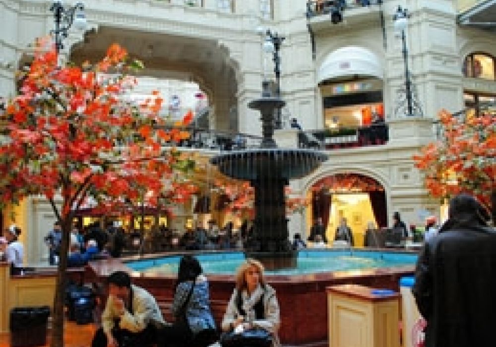 The GUM shopping mall in Moscow. CREDIT: <a href="http://www.flickr.com/photos/appaloosa/6245483548/" target="blank">appaloosa</a>