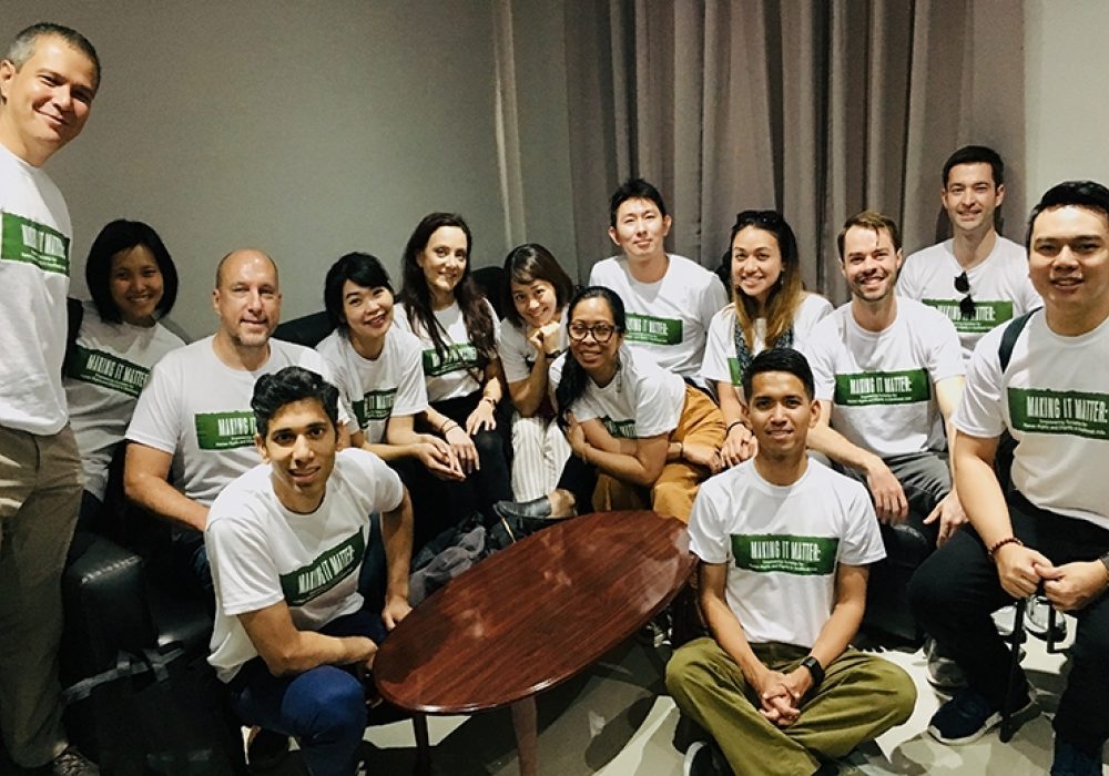 The Pacific Delegates visit the Health Center of Brgy. Dampalit, Malabon City, Manila, on October 24, 2018. CREDIT: Amanda Ghanooni.