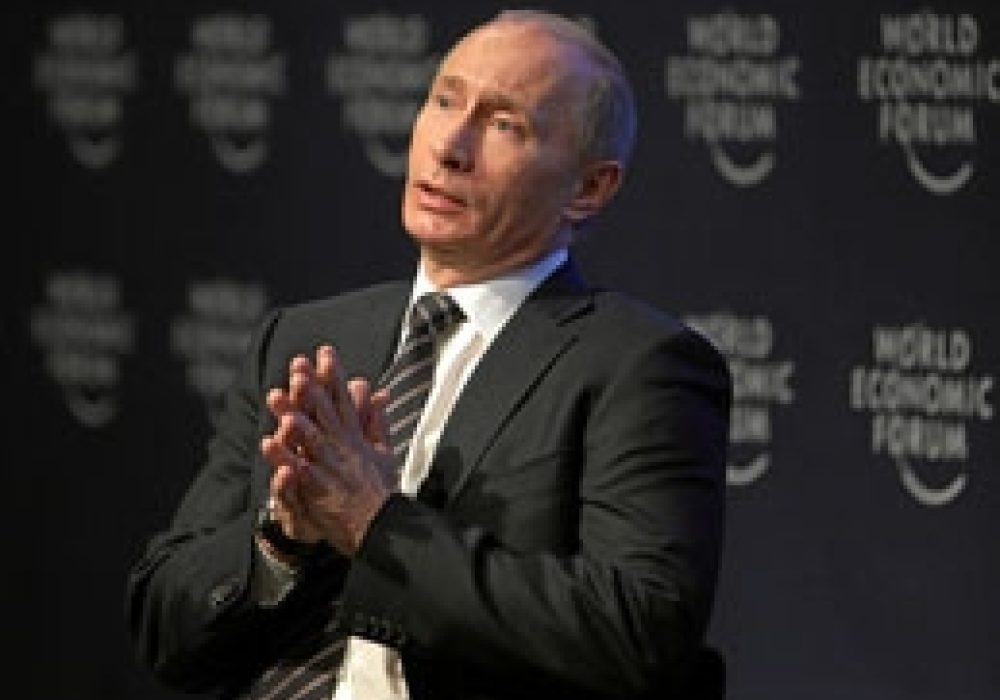 Vladimir Putin. CREDIT: <a href="http://www.flickr.com/photos/worldeconomicforum/3488070937/" target=_blank">World Economic Forum, 2009</a>