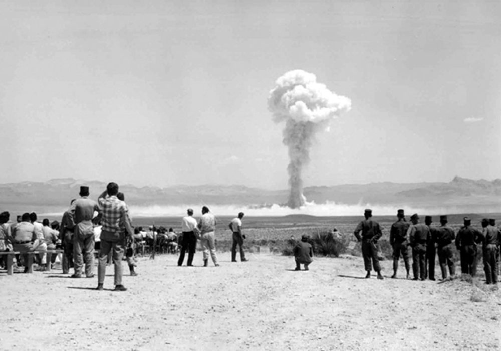 "Small Boy" Nuclear Test, July 14, 1962, Nevada Test Site. <a href="http://commons.wikimedia.org/wiki/File:Small_Boy_nuclear_test_1962.jpg" target=_blank">U.S. Government Photo</a>.