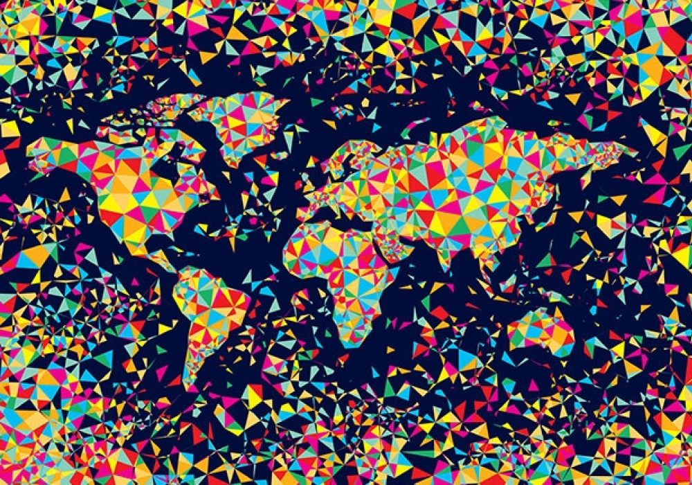 CREDIT: <a href="http://www.shutterstock.com/pic-225614590/stock-vector-multic-olored-mosaic-world-map-eps-cmyk-organized-by-layers-global-colors-gradients-free.html" target="_blank">Shutterstock</a>