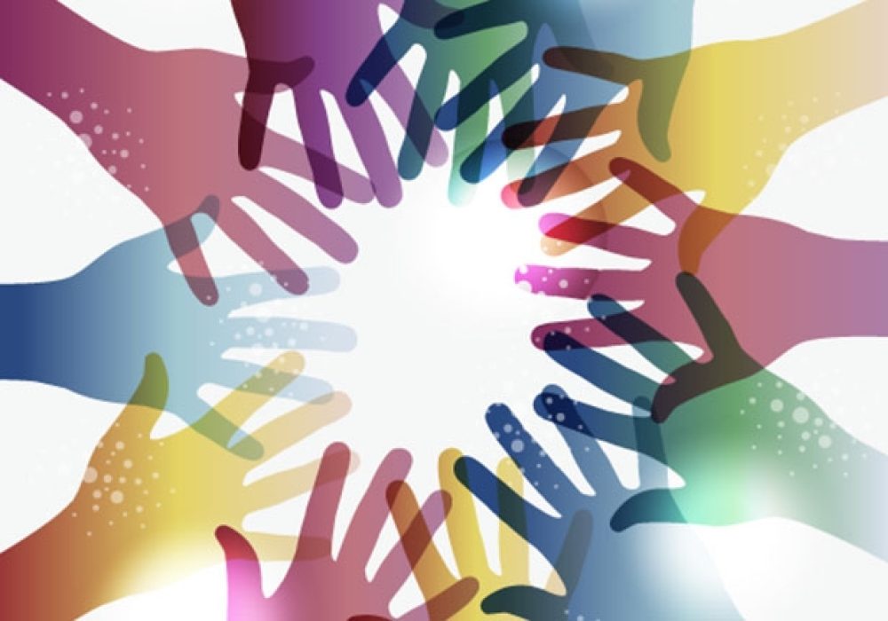 CREDIT: <a href="http://www.shutterstock.com/pic-126561266/stock-vector-diversity-transparent-hands-circle-isolated-over-white-eps-vector-illustration-cleanly-built.html" target="_blank">Shutterstock</a>