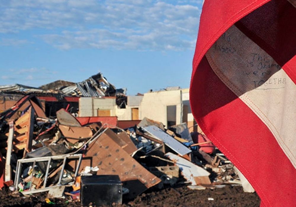 The ruins of Briarwood Elementary School in Moore, OK. CREDIT: <a href="http://www.defenseimagery.mil/imagery.html?&guid=ea561b585517b12260ec8e87f48e13759fe64220">SSgt Caroline Hayworth</a>