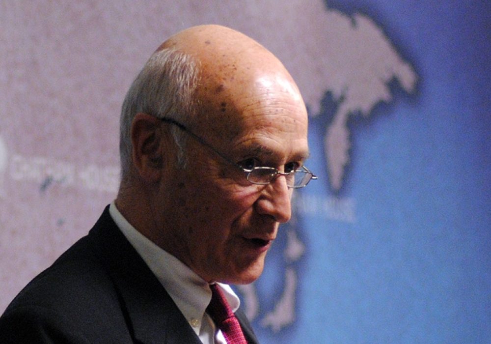 Professor Joseph S. Nye, Jr., 2013. CREDIT: <a href="https://flickr.com/photos/chathamhouse/8719518195/">Chatham House</a> <a href="https://creativecommons.org/licenses/by/2.0/">(CC)</a>