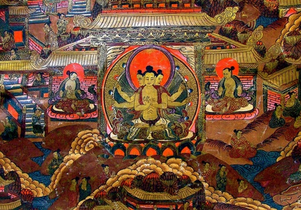 Tibetan painting is believed to incorporate Chinese traditions. CREDIT: <a href="http://flickr.com/photos/simeon_barkas/2353252311/">Akbar Simonse</a> (<a href="http://creativecommons.org/licenses/by-nc-nd/2.0/deed.en">CC</a>).