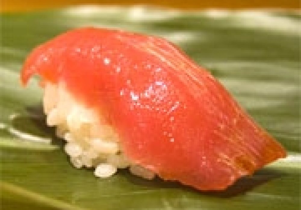 Tuna sushi. Photo by <a href="http://flickr.com/photos/ulteriorepicure/119425113/">ulterior epicure</a> (<a href="http://creativecommons.org/licenses/by-nc-nd/2.0/deed.en">CC</a>).