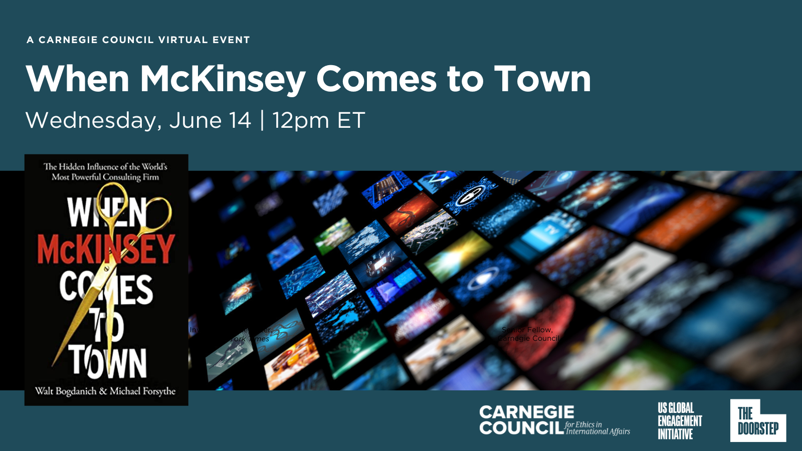 When McKinsey Comes To Town, With Walt Bogdanich & Michael Forsythe ...