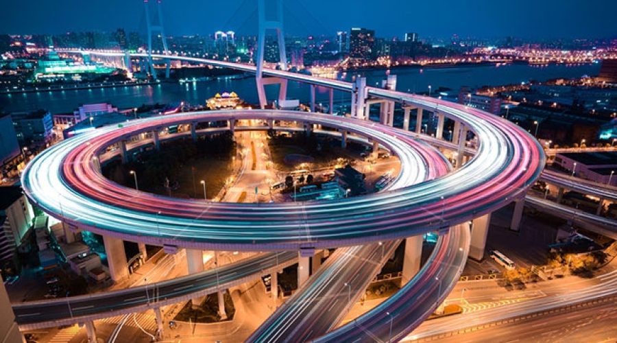 Shanghai. CREDIT: <a href="http://www.shutterstock.com/pic-185853827/stock-photo-asia-s-largest-across-the-rivers-in-shanghai-landmarks-a-spiral-bridge-at-night.html?src=Sniqj-ldwHJP3j-MdbonZg-2-22" target="_blank">Shutterstock</a>