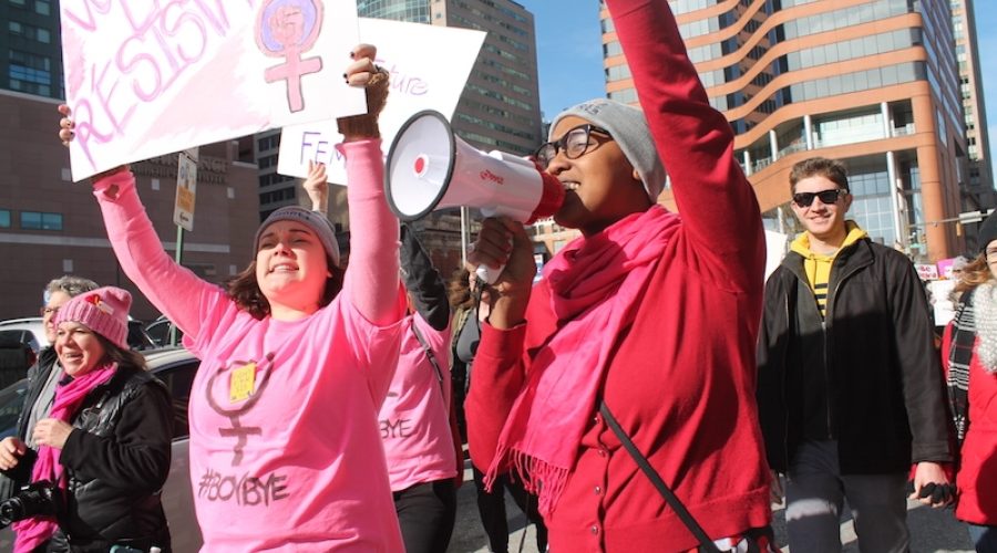 Women's March, Baltimore. CREDIT: <a href="https://en.wikipedia.org/wiki/List_of_2018_Women%27s_March_locations#/media/File:WomensMarch.BaltimoreMD.20January2018_IMG_2443_(28027651679).jpg">Elvert Barnes</a> (<a href="https://creativecommons.org/licenses/by-sa/2.0/deed.en">CC</a>)