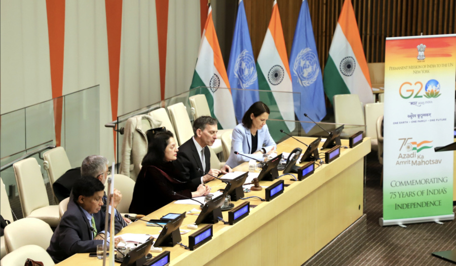 Joel Rosenthal at the UN
