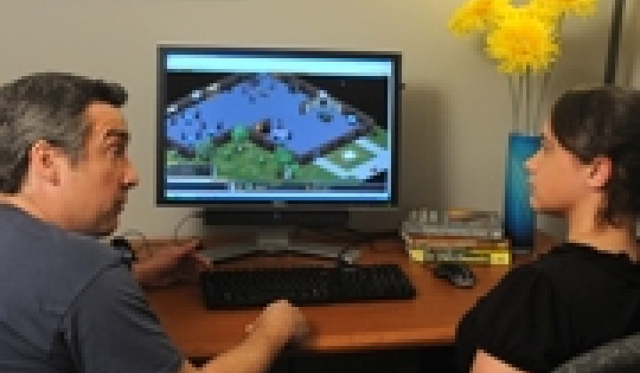 Spencer Zuzolo instructs a student.