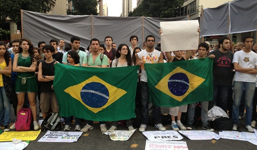 Rio Protesters. CREDIT: Devin Stewart