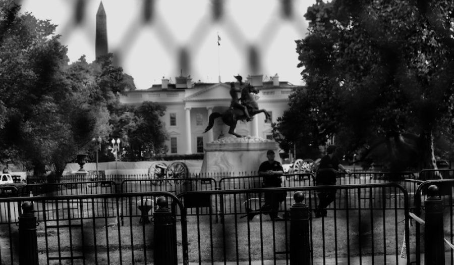 The White House, Washington, DC, June 4, 2020. CREDIT: <a href="https://www.flickr.com/photos/joeflood/49973358988">Joe Flood</a> <a href="https://creativecommons.org/licenses/by-nc-nd/2.0/">(CC)</a>.