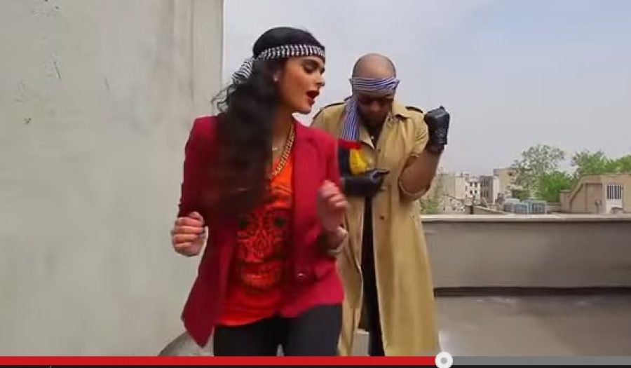 YouTube screenshot of "Happy" Iranians.