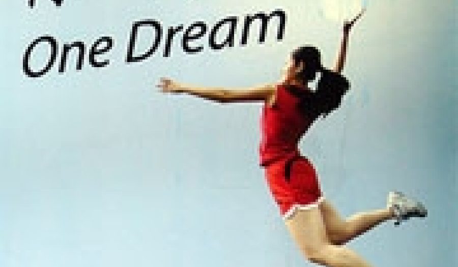 "One World One Dream" is the official <br>slogan for the 2008 Olympic Games in <br>Beijing. Photo by <a href="http://flickr.com/photos/xiaming/207664986/">Ming Xia</a> (<a href="http://creativecommons.org/licenses/by-nc-sa/2.0/deed.en">CC</a>).