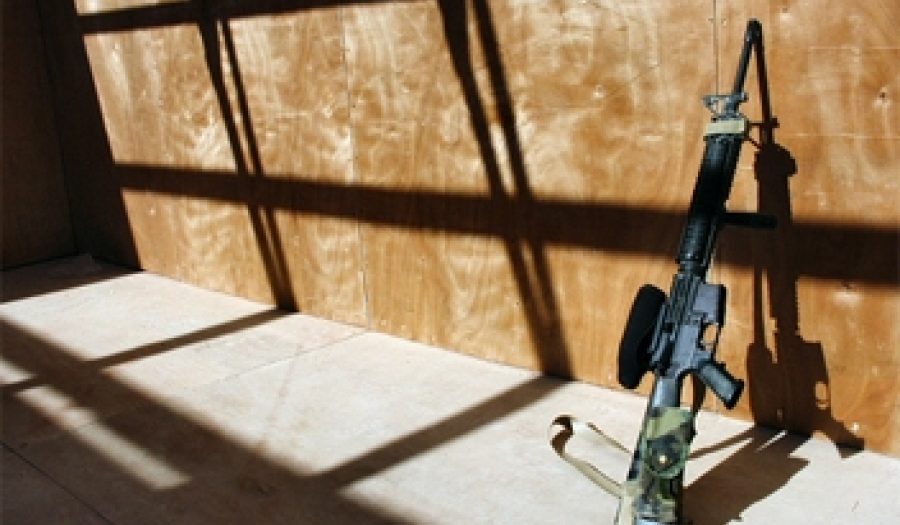 M16A4 Service Rifle. CREDIT: <a href="http://flickr.com/photos/aheram/323412696/" target="_blank">Jayel Aheram</a> (<a href="http://creativecommons.org/licenses/by-sa/2.0/deed.en" target="_blank">CC</a>).