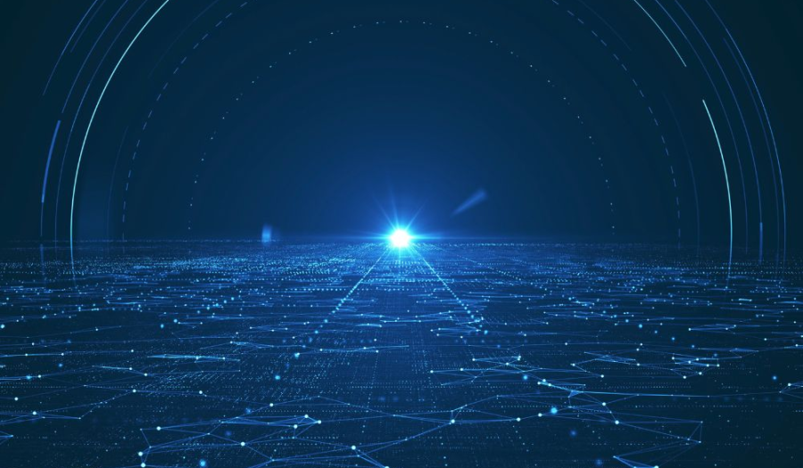 Abstract technology big data background concept.