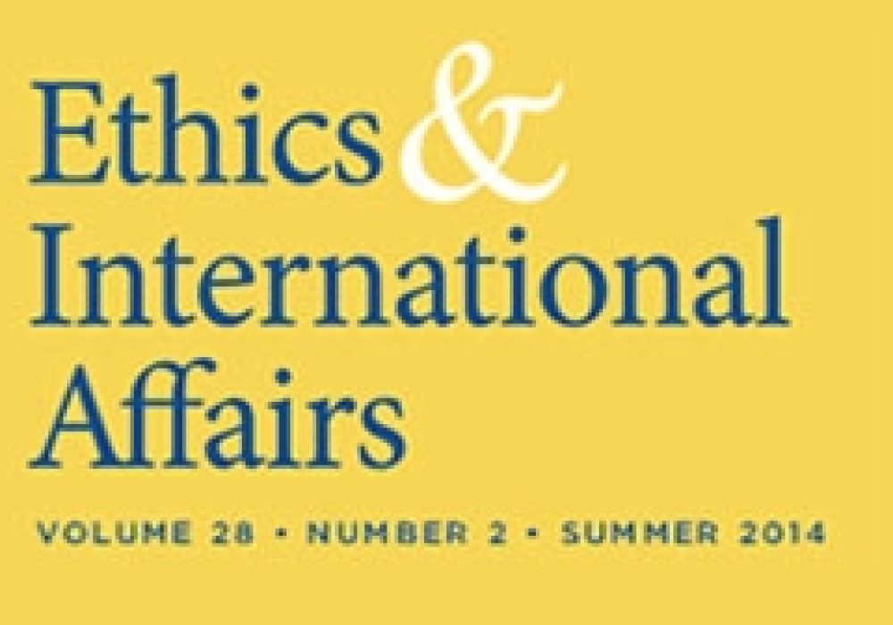 "Ethics & International Affairs" Summer 2014 Issue