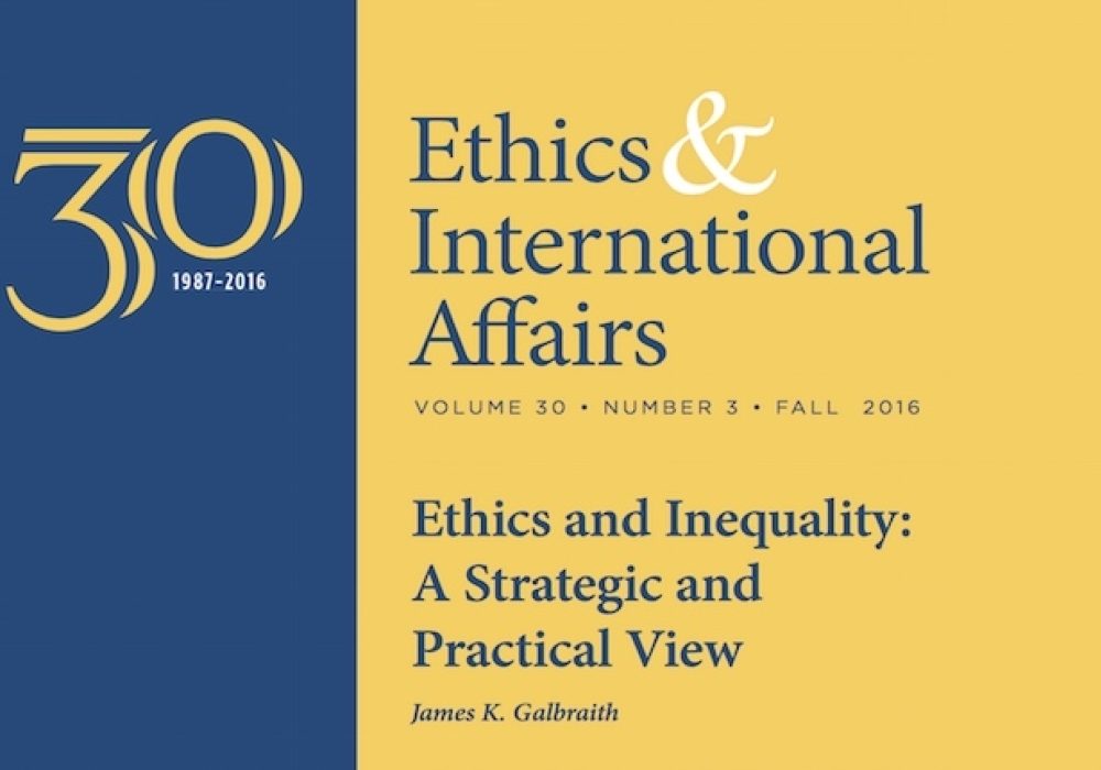 Ethics & International Affairs" Fall 2016 Issue