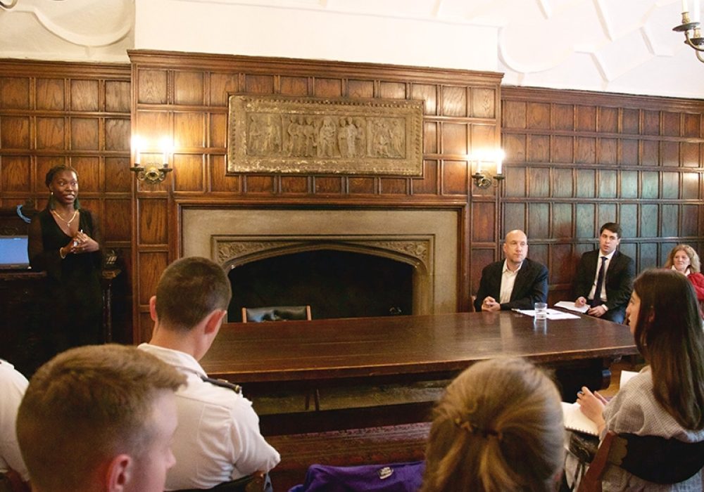 Carnegie Council Student Research Conference, 2018. CREDIT: Amanda Ghanooni