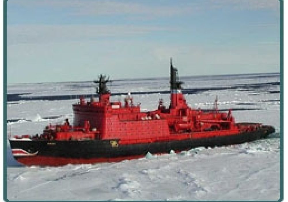 Russian Ship in the Arctic