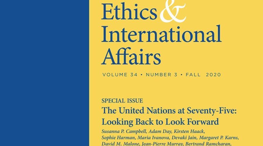 <i>Ethics & International Affairs</i> 34.3, Fall 2020