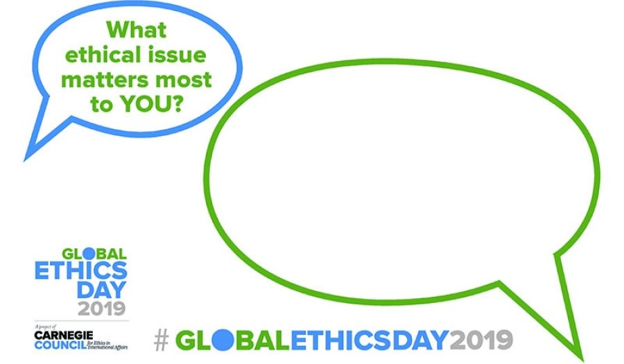 Downloadable Global Ethics Day posters are available on <a href="https://globalethicsday.org/ "target="_blank" rel="noopener noreferrer">GlobalEthicsDay.org</a>.