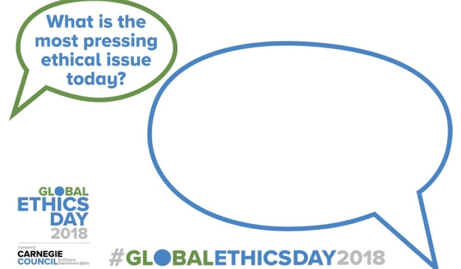 One of the Global Ethics Day downloadable posters available on <a href="https://globalethicsday.org/">globalethicsday.org</a>.