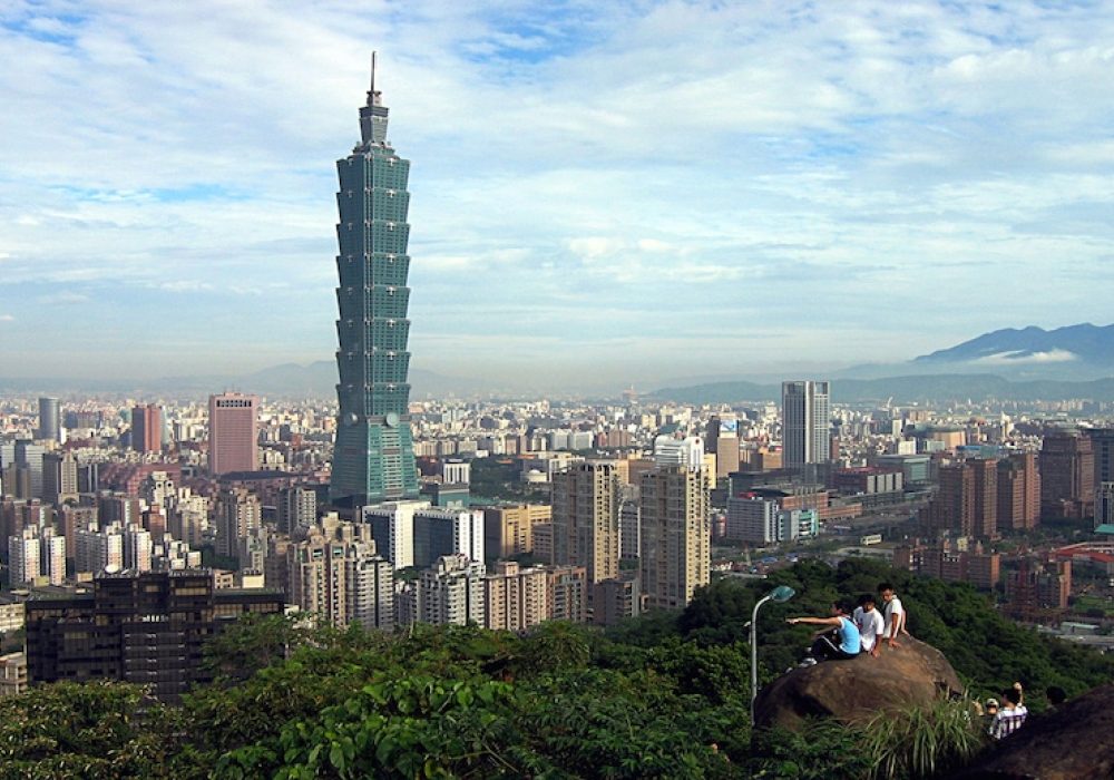 Taipei, Taiwan. CREDIT: <a href="https://commons.wikimedia.org/wiki/File:Taipei_101_from_afar.jpg">peellden (CC)</a>