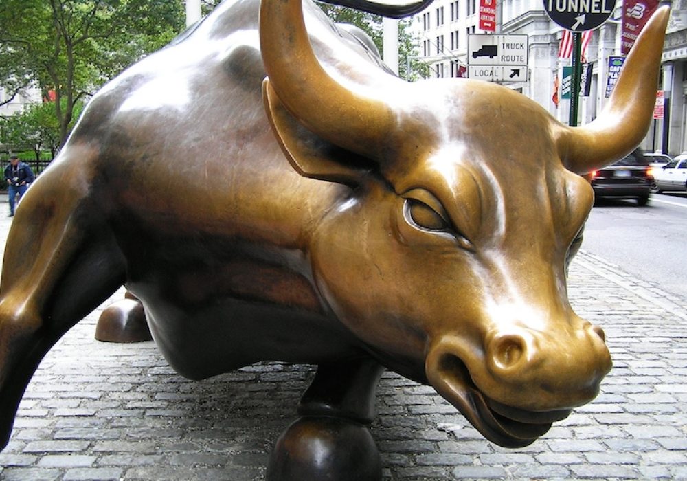 The Wall Street Bull. CREDIT: <a href="https://www.flickr.com/photos/herval/51039207/">herval</a> (<a href="https://creativecommons.org/licenses/by/2.0/">CC</a>)