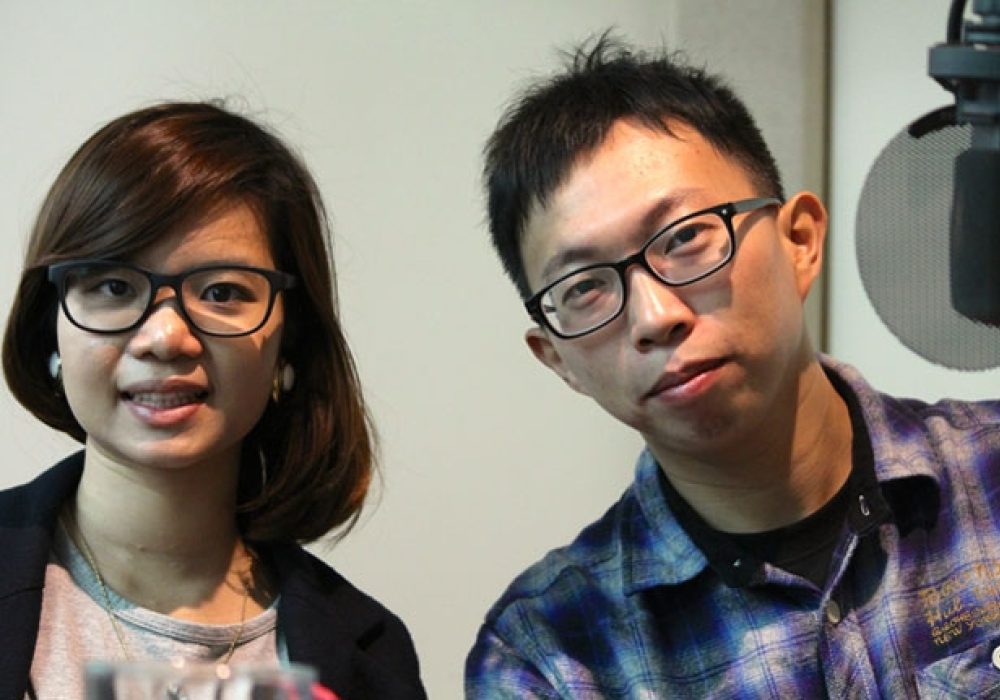 Huang Yu-fen & Wei Yang of the Sunflower Movement
