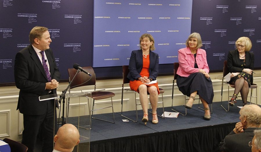 L to R: Neil Gibson, Katrina Godfrey, Deirdre Garvey, Aideen McGinley. CREDIT: Amanda Ghanooni.