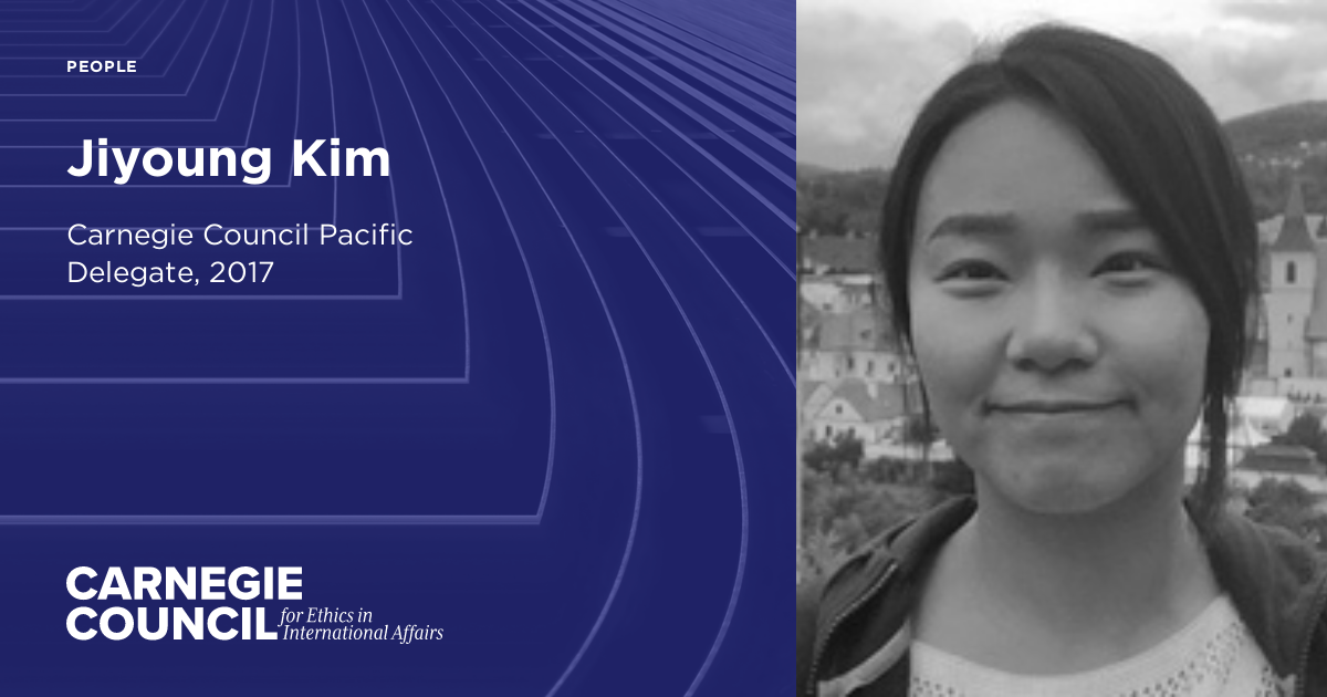 Jiyoung Kim | Carnegie Council for Ethics in International Affairs