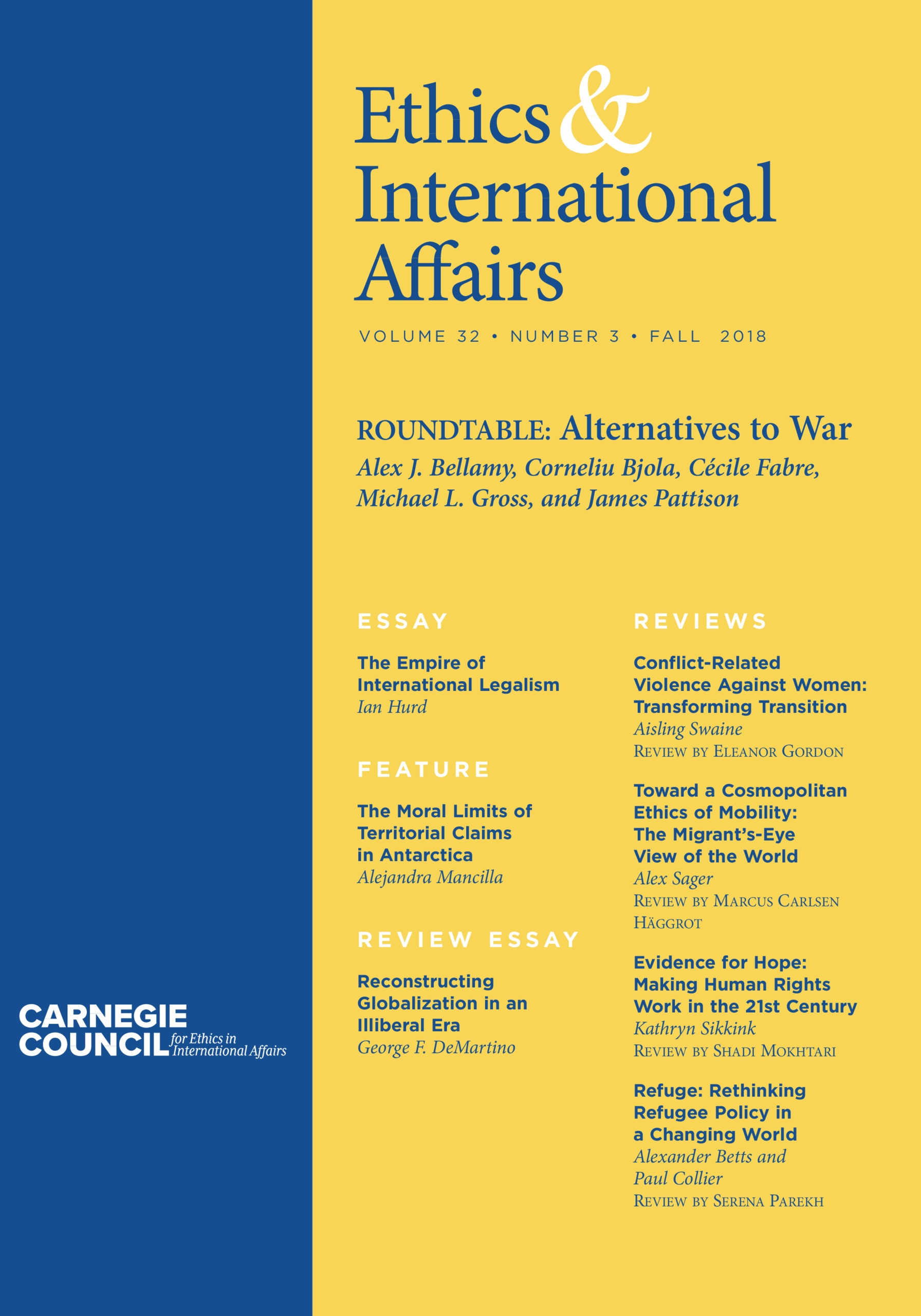 Fall 2018 (Issue 32.3)