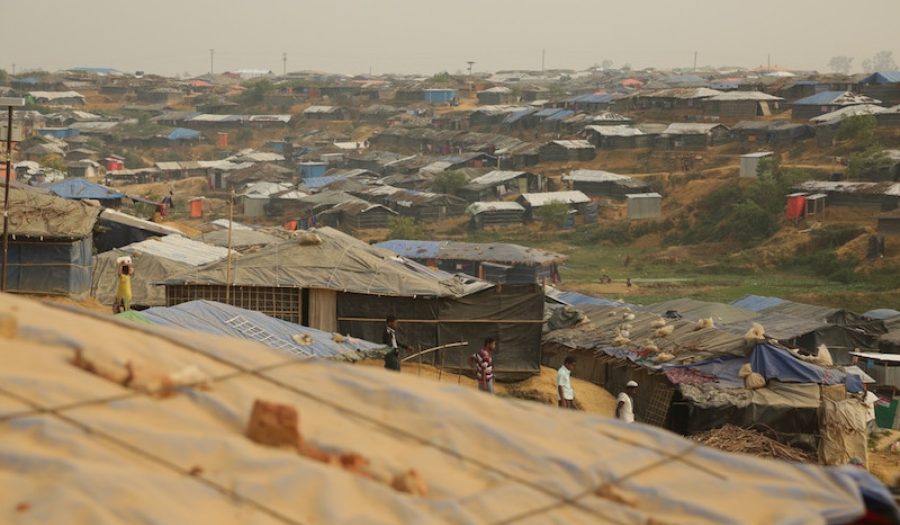 Kutupalong refugee camp near Cox's Bazar, Bangladesh. November 2017. CREDIT: <a href="https://www.flickr.com/photos/dfid/37930256914">UK Department for International Development</a> <a href="https://creativecommons.org/licenses/by/2.0/">(CC)</a>