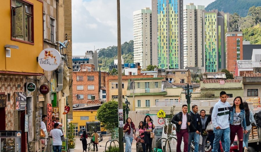 Bogotá, Colombia, 2017. CREDIT: <a href="https://www.flickr.com/photos/pedrosz/36933299802">Pedro Szekely</a> <a href="https://creativecommons.org/licenses/by-sa/2.0/">(CC)</a>