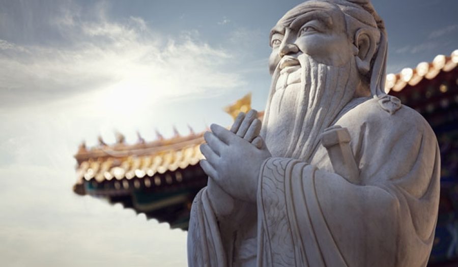 CREDIT: <a href="http://www.shutterstock.com/pic-160579637/stock-photo-close-up-of-stone-statue-of-confucius.html">Shutterstock</a>