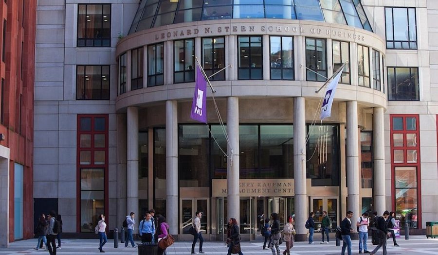 Stern School of Business, New York University. CREDIT: <a href="https://commons.wikimedia.org/wiki/File:NYU-Stern_(29762521816).jpg">Memorial Student Center Texas A&M University (CC)</a>