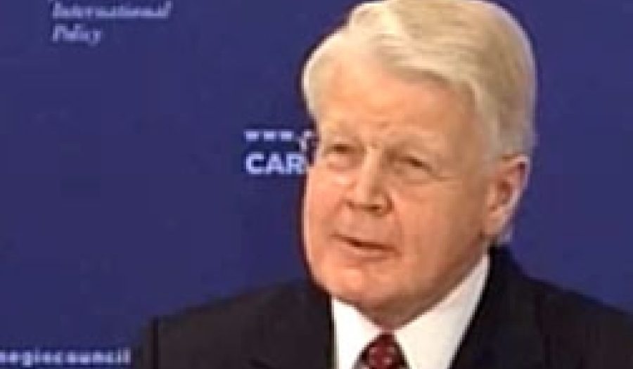 Photo of H.E. Dr. Olafur Ragnar Grimsson, President of Iceland at the Carnegie Council